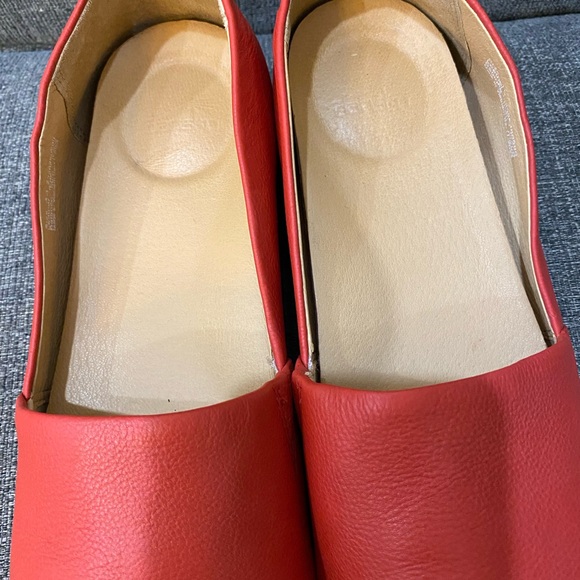 Dansko Larisa Flat Loafer Leather Poppy Red Women Size 42 - Picture 4 of 10